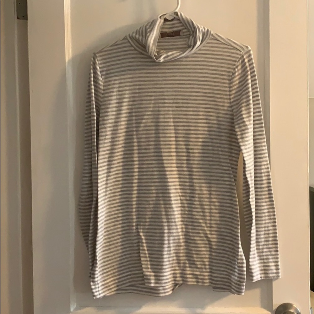 Striped Turtleneck tunic